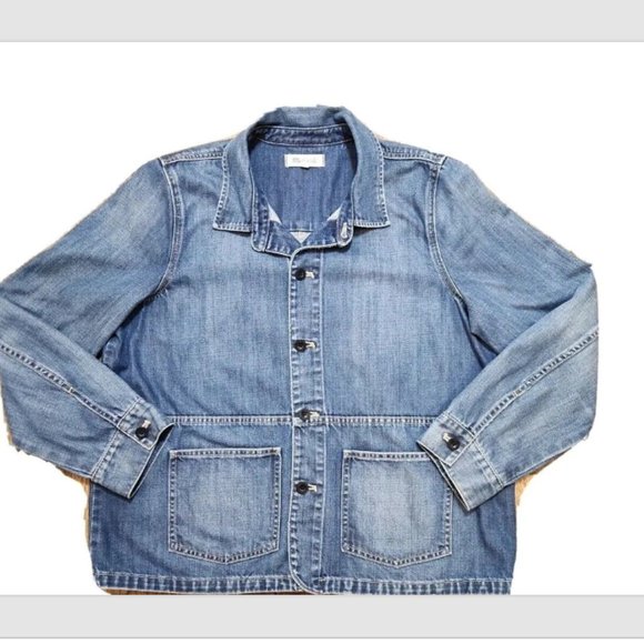 Madewell Denver Chore Denim Button Down Jean Jacket - Picture 4 of 11